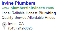 Ad With Call Extensions