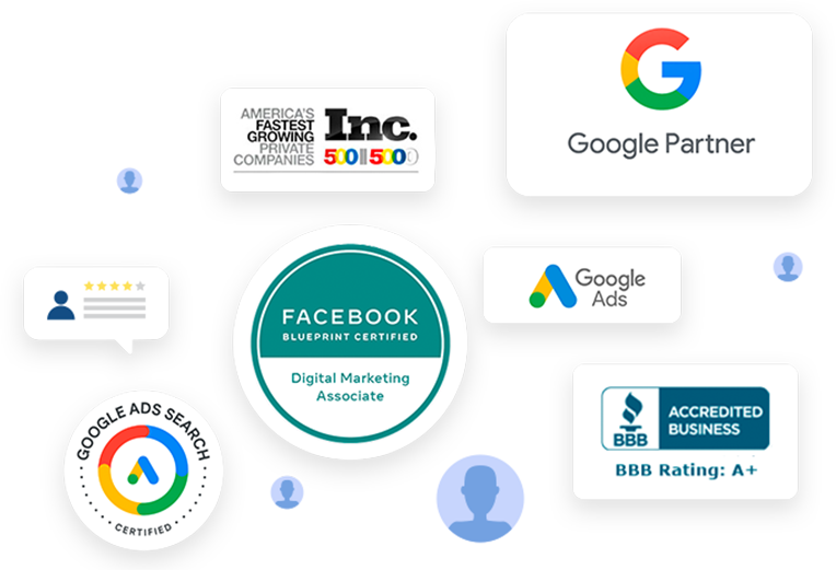 Trusted Professionals - Local Splash a bunch of logos that are on a wall.