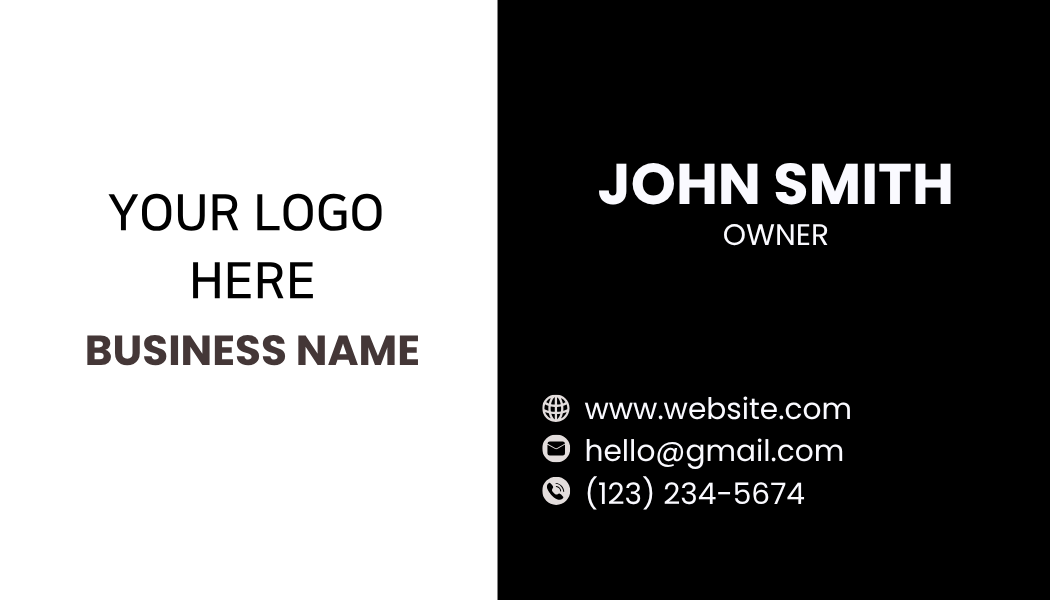 business card template 2