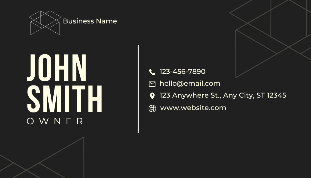 business card bold and modern business card bold and modern